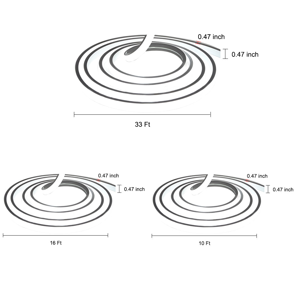 24V Waterproof Recessed Silicone Side-Emitting & Flat LED Strip Lights for Step and Deck Lighting | Kalsten