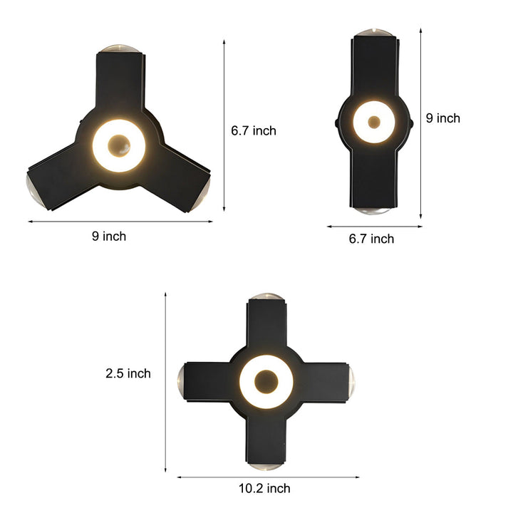 Up and Down Light Creative LED Waterproof Outdoor Wall Washer Lights | Kalsten