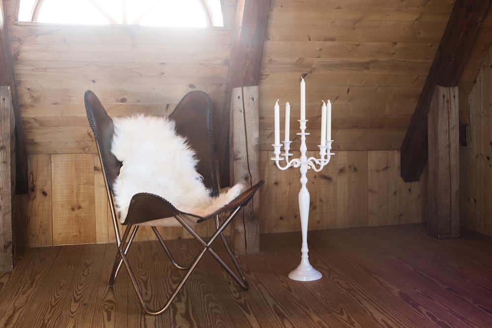 Beautiful candelabrum 5-armed - 120 cm. (White) | Kalsten
