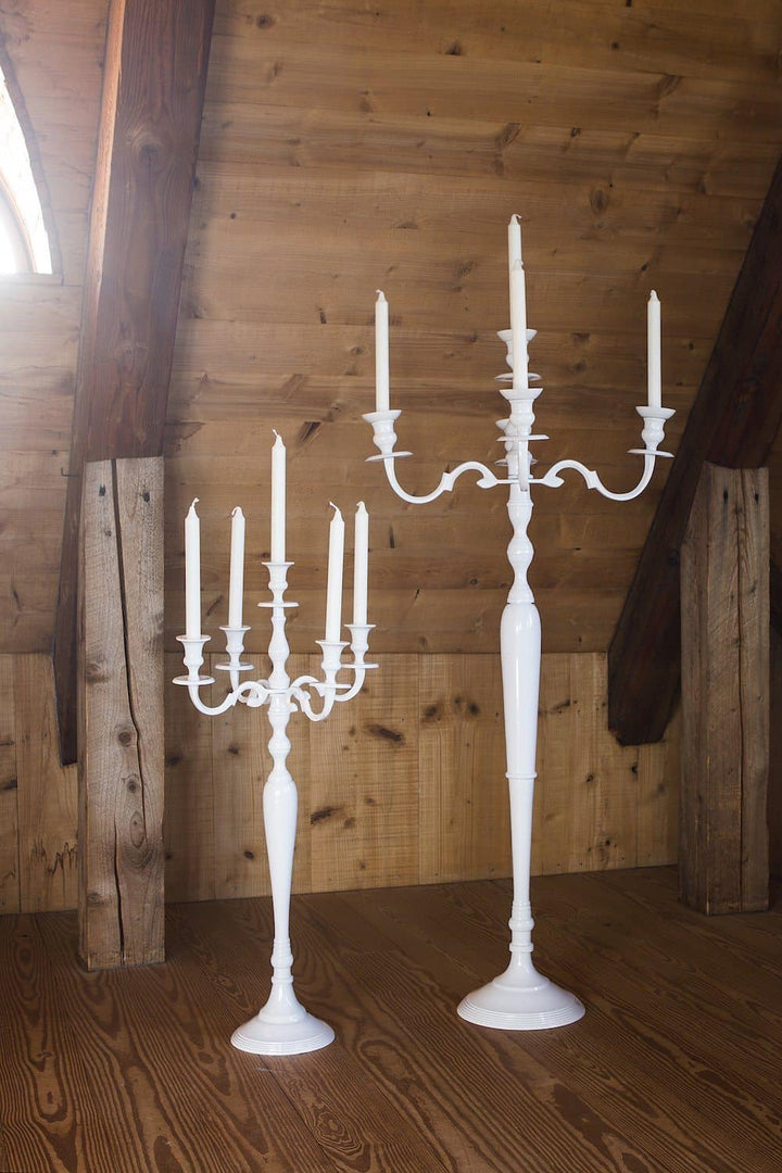 Beautiful candelabrum 5-armed - 120 cm. (White) | Kalsten