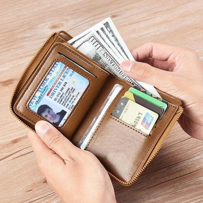Men's RFID-blocking wallet