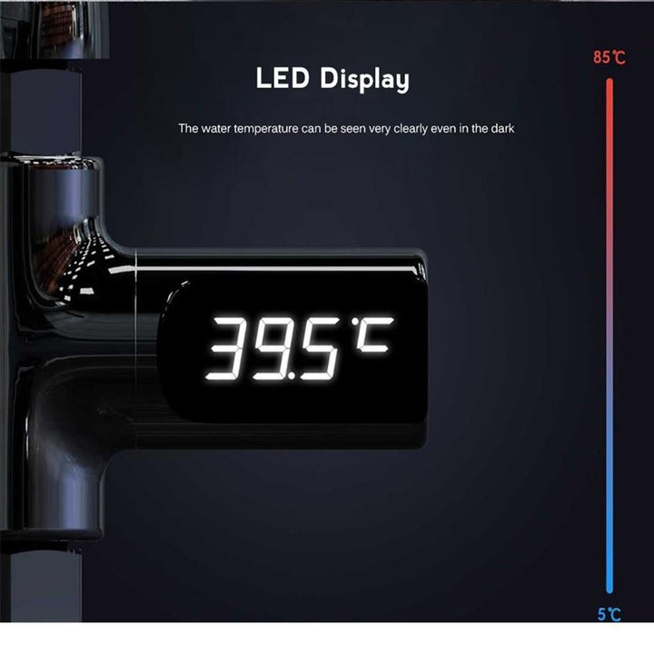 Digital Self-Powered Shower Thermometer | Kalsten