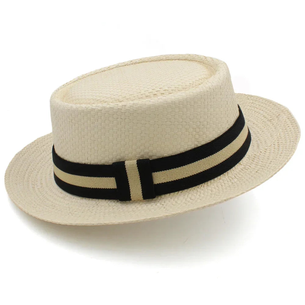 Straw Pork Pie Hats Summer Sunhat Boater hat | Kalsten