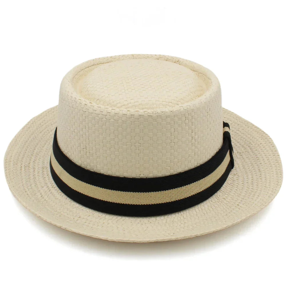 Straw Pork Pie Hats Summer Sunhat Boater hat | Kalsten