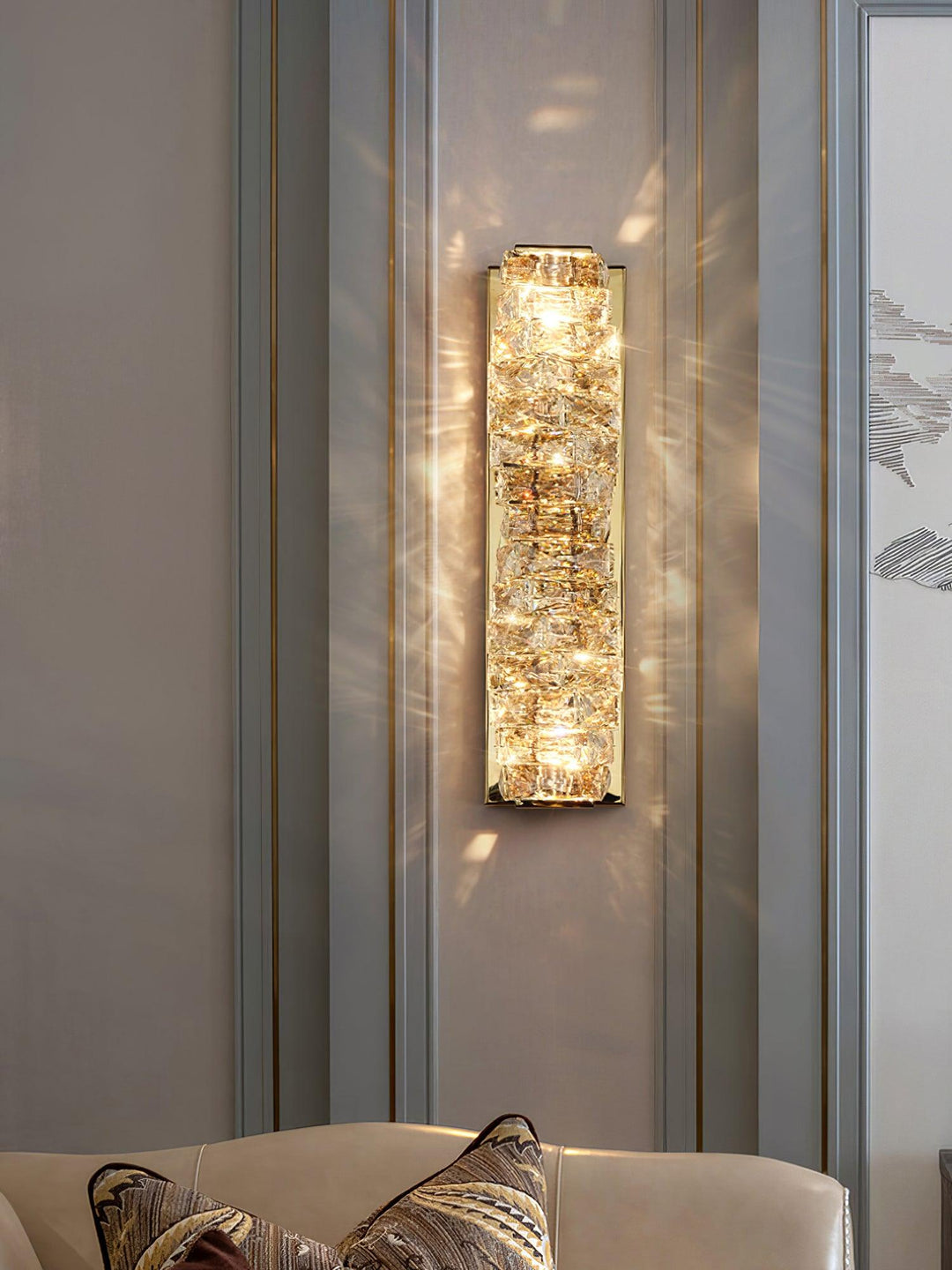 Laminated Crystal Wall Light | Kalsten
