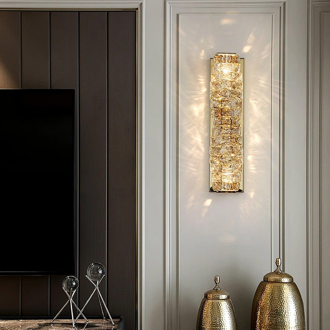 Laminated Crystal Wall Light | Kalsten