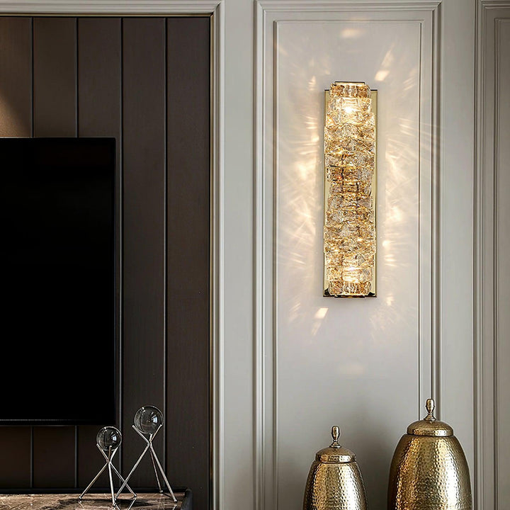 Laminated Crystal Wall Light | Kalsten