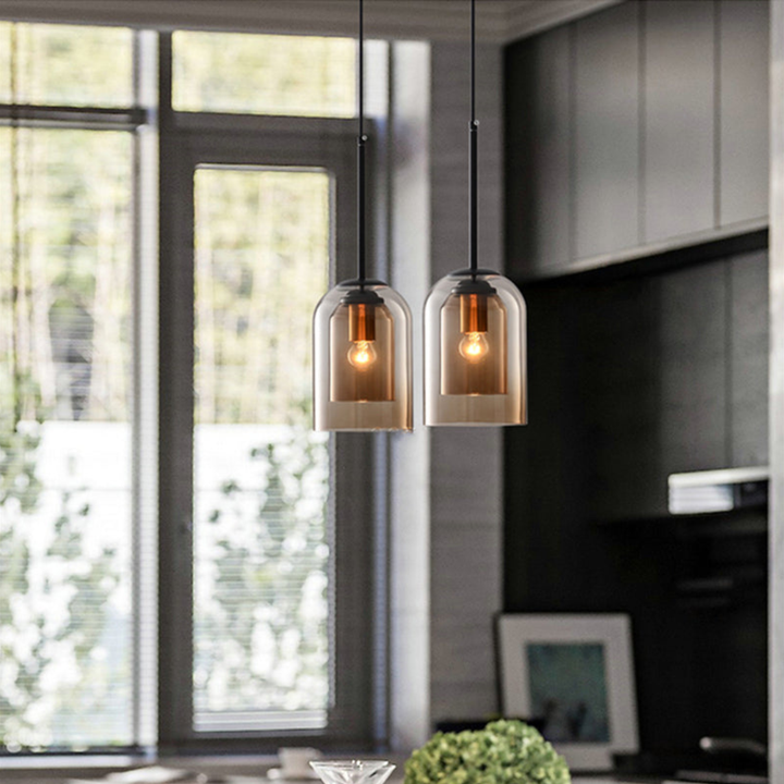 LuxeBeam Light - Modern Pendant Light made of double glass | Kalsten