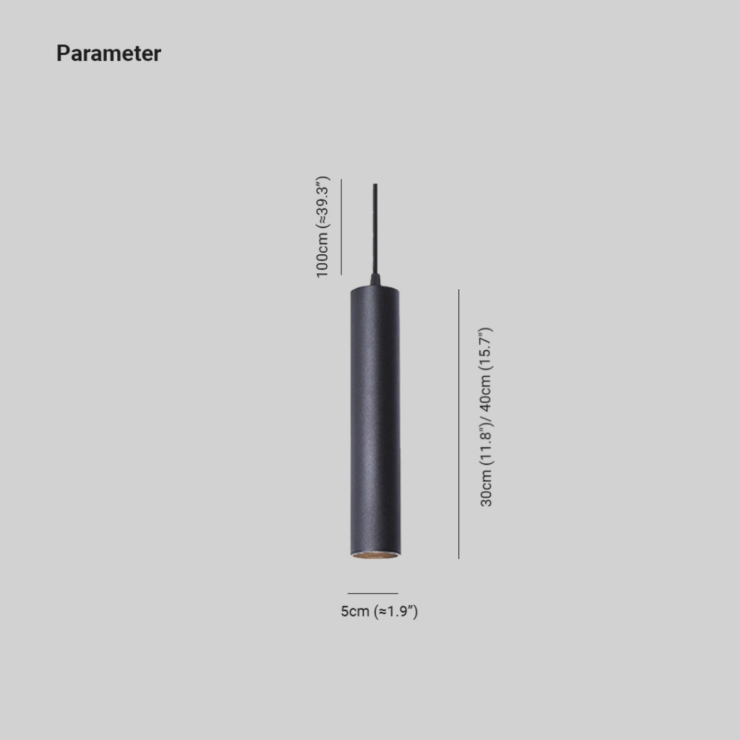 Modern Cylindrical Pendant Lamp - Elegant and Sustainable Kalsten