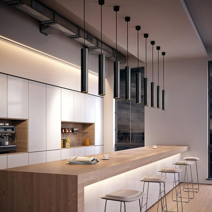 Modern Cylindrical Pendant Lamp - Elegant and Sustainable Kalsten