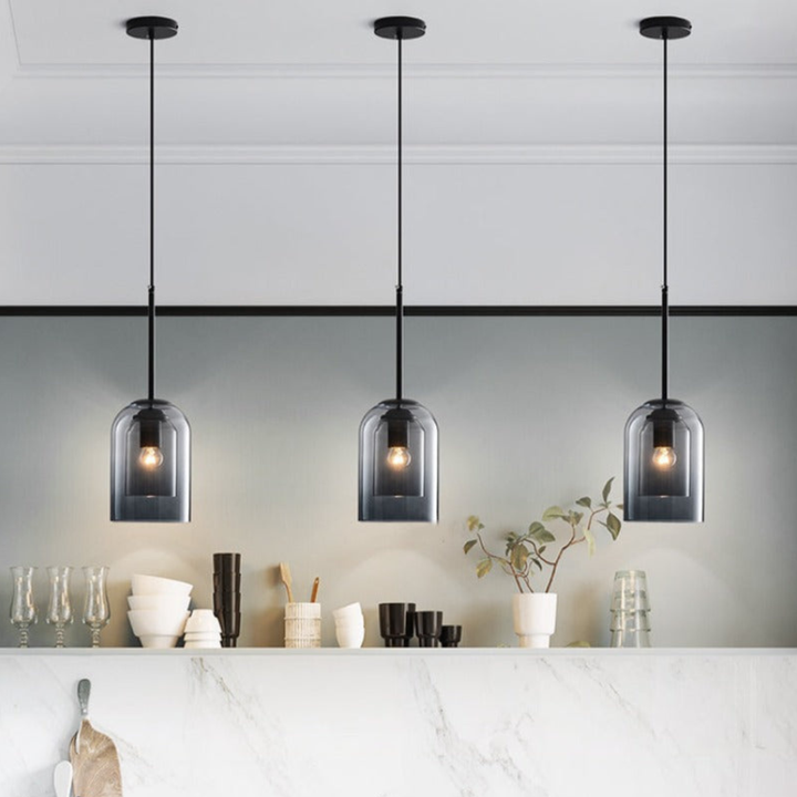 LuxeBeam Light - Modern Pendant Light made of double glass | Kalsten