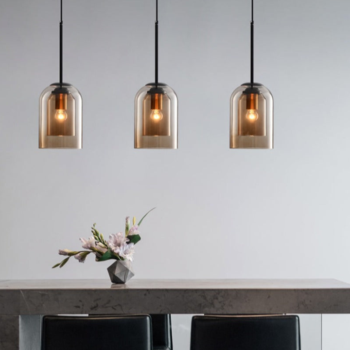 LuxeBeam Light - Modern Pendant Light made of double glass | Kalsten