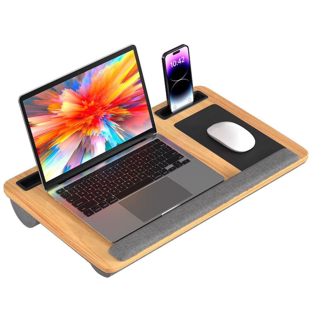 Laptop cushion ergonomic laptop table with wrist rest & padded | Kalsten