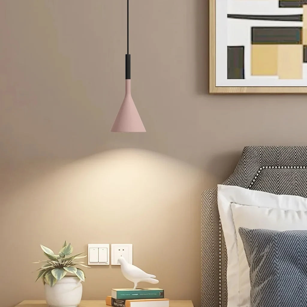 Pendant Light Concrete 10 in Grey Adjustable Dining Room Kitchen Island Hanging Ceiling Lamp | Kalsten
