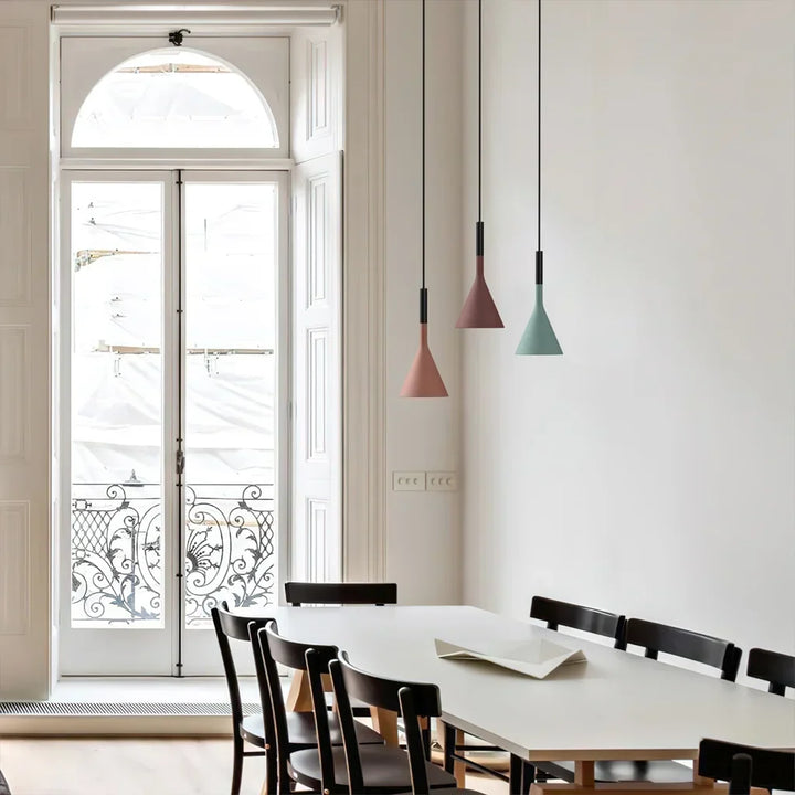 Pendant Light Concrete 10 in Grey Adjustable Dining Room Kitchen Island Hanging Ceiling Lamp | Kalsten