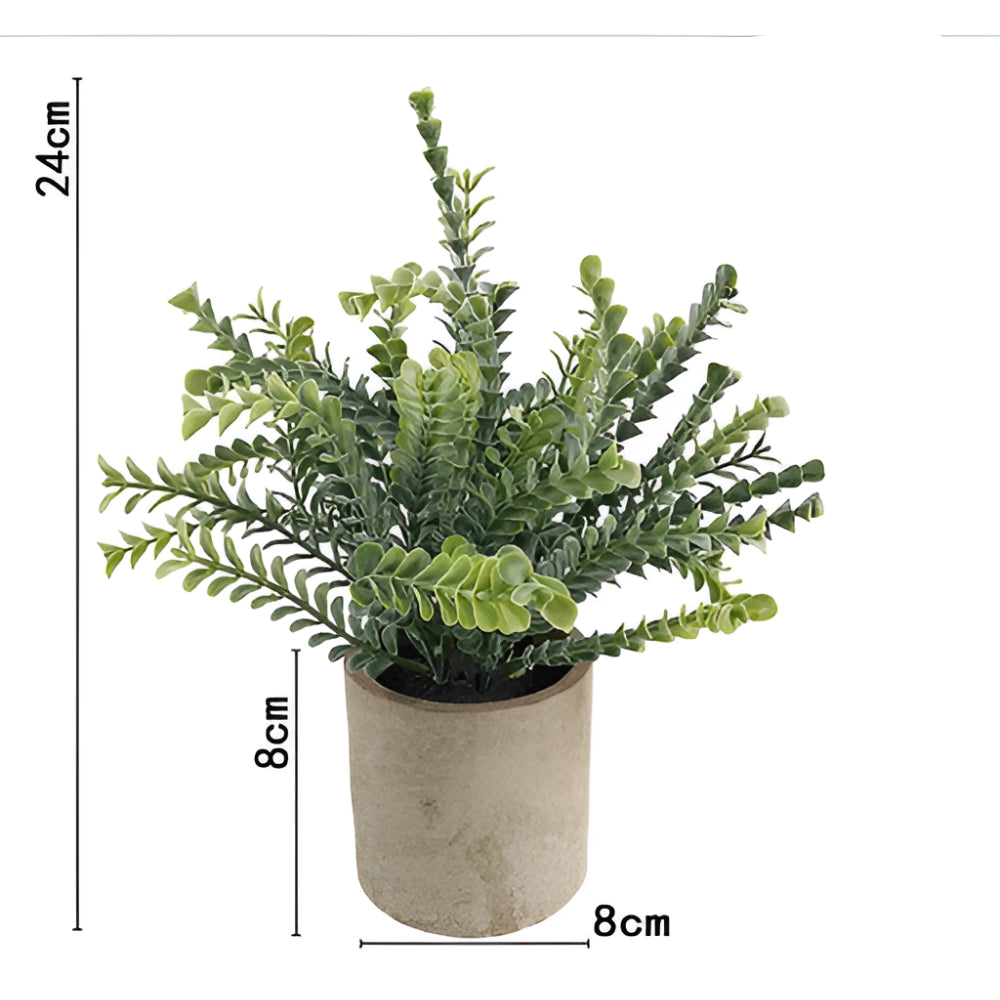 Kalsten | Leafora Artificial Plants in Modern Pots Decor | 3pcs Set