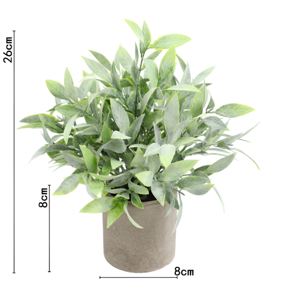 Kalsten | Leafora Artificial Plants in Modern Pots Decor | 3pcs Set