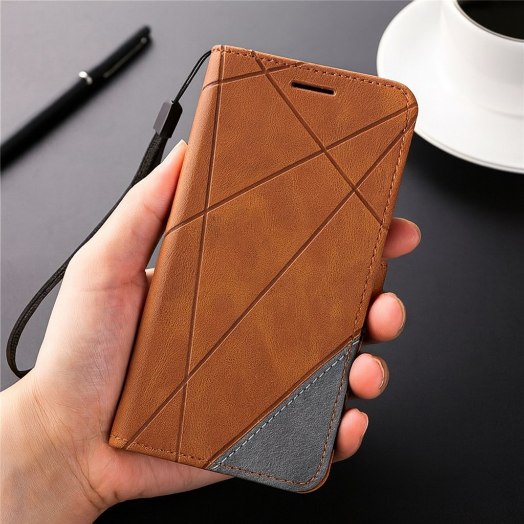 Leather Wallet Flip Phone Case Kalsten