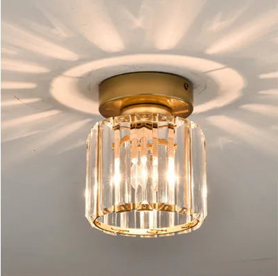 Crystal Ceiling Light – Luxury Crystal Lampshade for Hallway and Living Room | Karnz