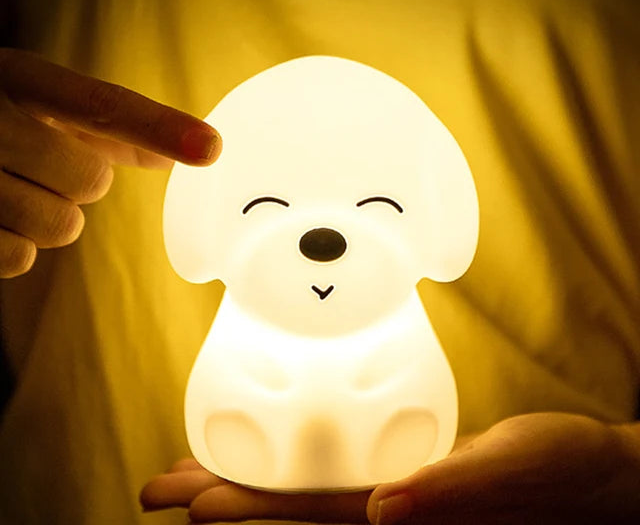 LED Night Light for Children – Dimmable Night Lamp with -Design, USB Rechargeable, Touch Control | Karnz