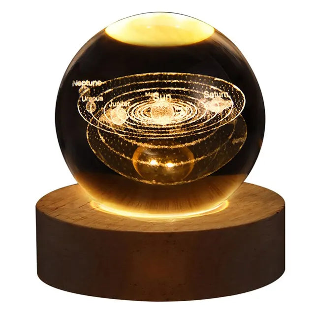 Solar-System Table Lamp – LED Light with Planet Design for Living Spaces | Kalsten