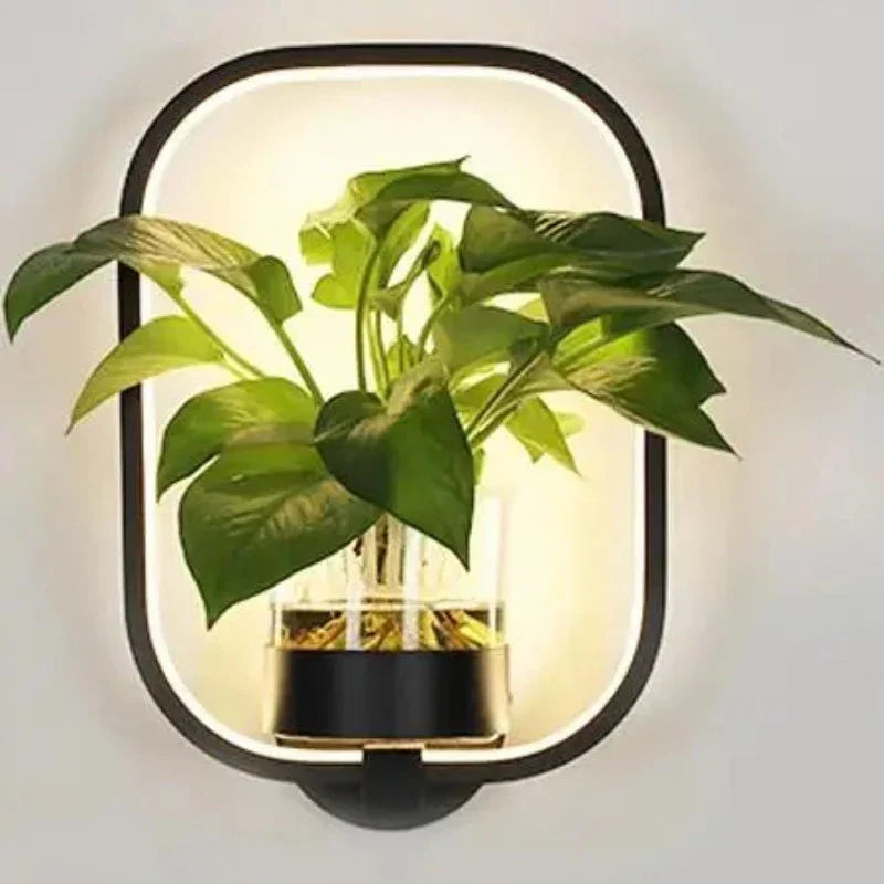 Wall Lamp with Glass Plant Holder Kalsten