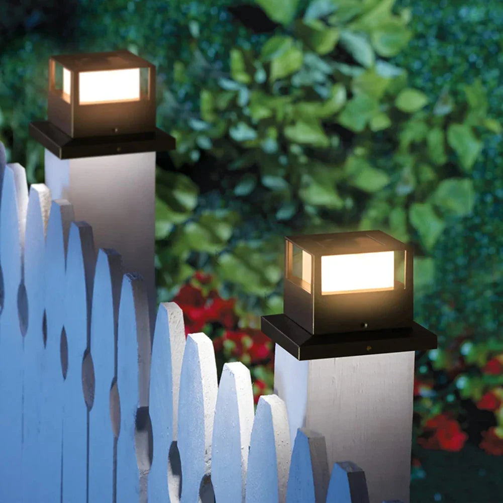 LED Solar Column Light for Outdoor Use - Weatherproof and energy-saving outdoor lighting, ideal for garden and terrace | Kalsten