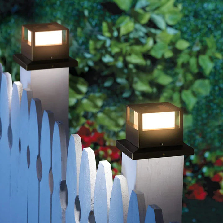 LED Solar Column Light for Outdoor Use - Weatherproof and energy-saving outdoor lighting, ideal for garden and terrace | Kalsten