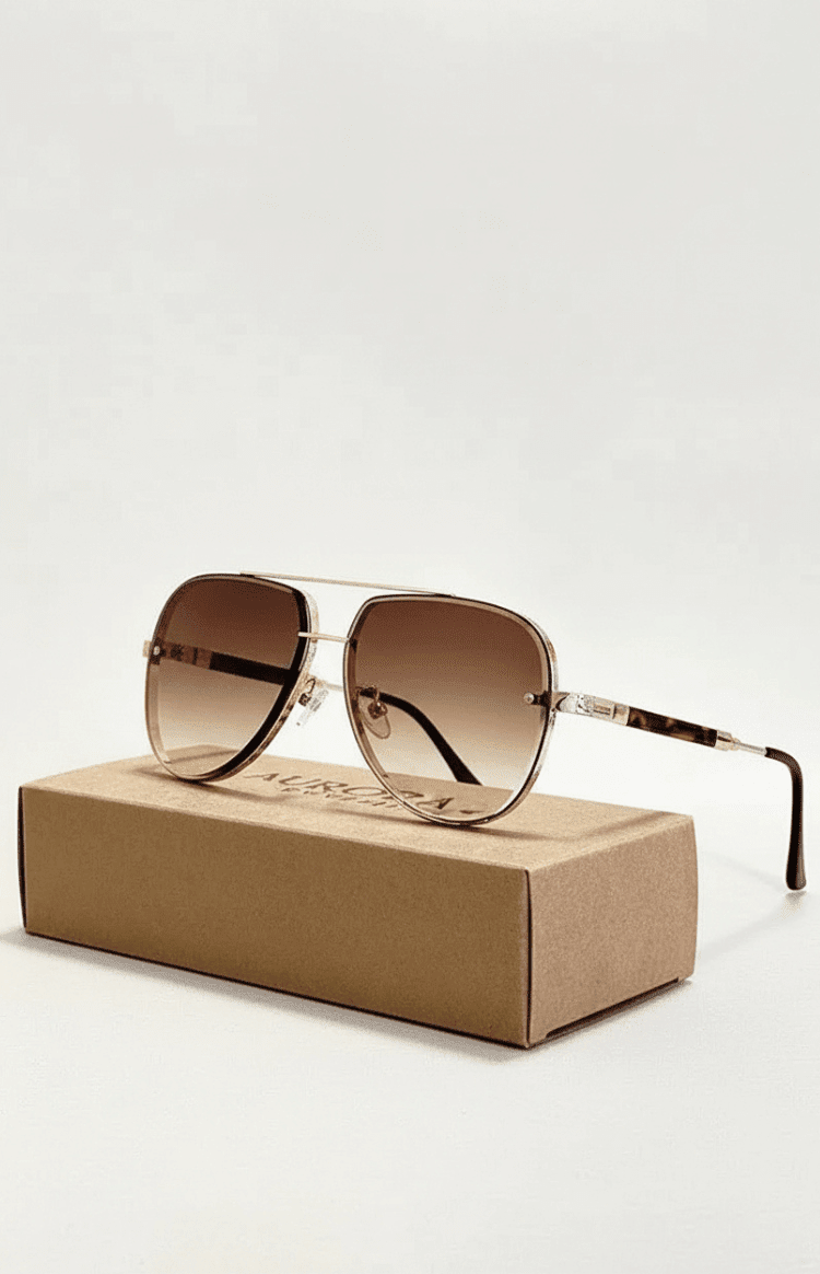 Aviator sunglasses UV400 with anti-reflection | Kalsten