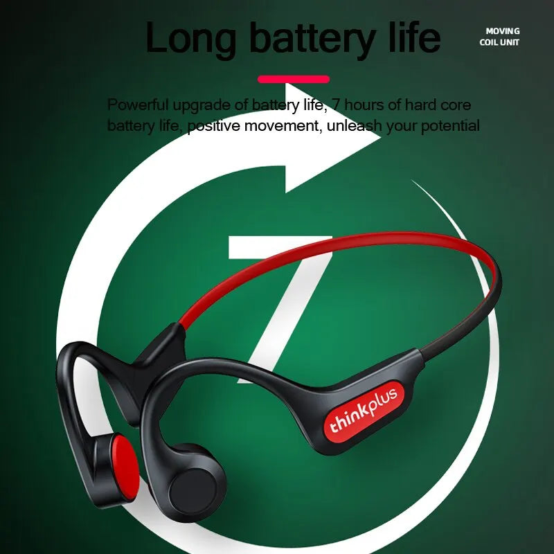 Kalsten | Bone Conduction Headphones | Bluetooth 5.3, IP56 Waterproof & Ideal for Sports and Everyday Use