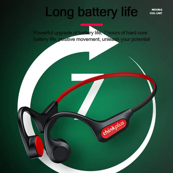 Kalsten | Bone Conduction Headphones | Bluetooth 5.3, IP56 Waterproof & Ideal for Sports and Everyday Use