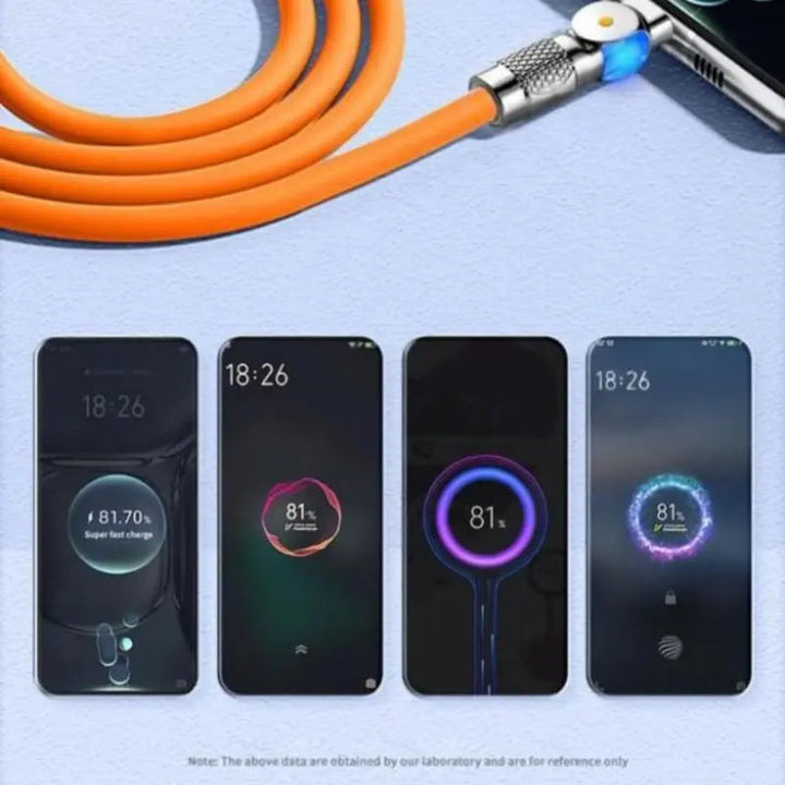 Kalsten | Illuminated 540° Redatable data cable – High quality & fast charging