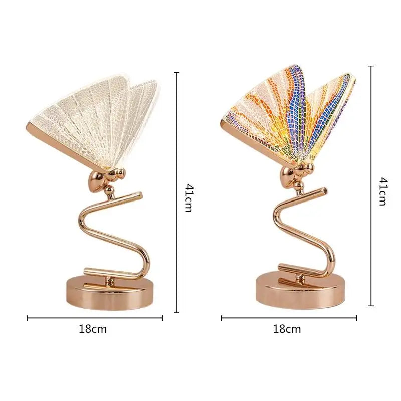 Luxury Butterfly Lamp with Warm Ambient Lighting – Elegant Accenting Kalsten