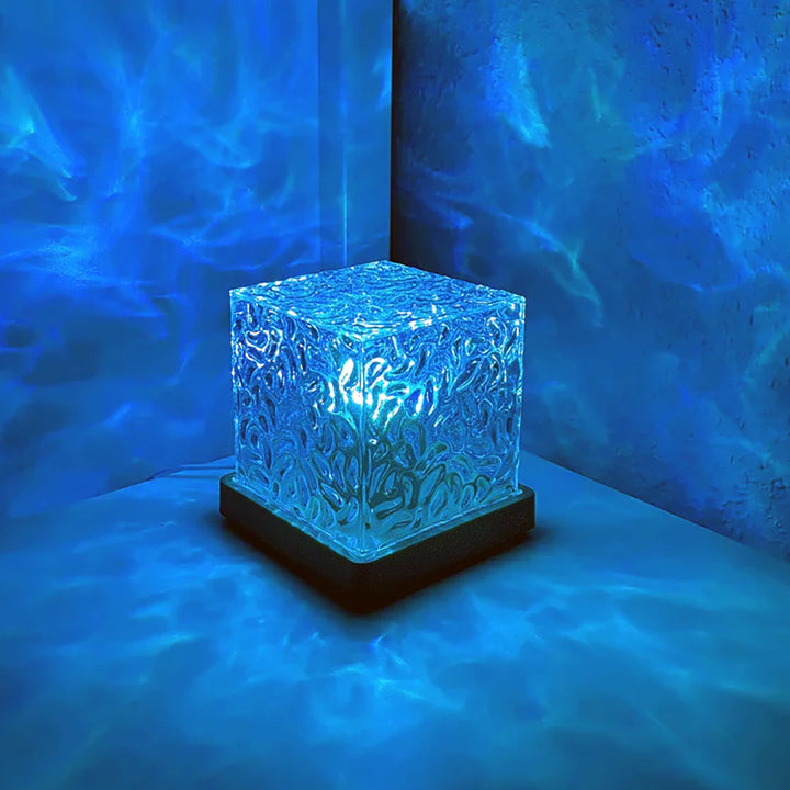 LED Table Lamp with Water Wave Effect | Kalsten