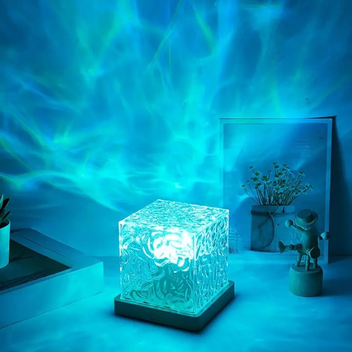 LED Table Lamp with Water Wave Effect | Kalsten