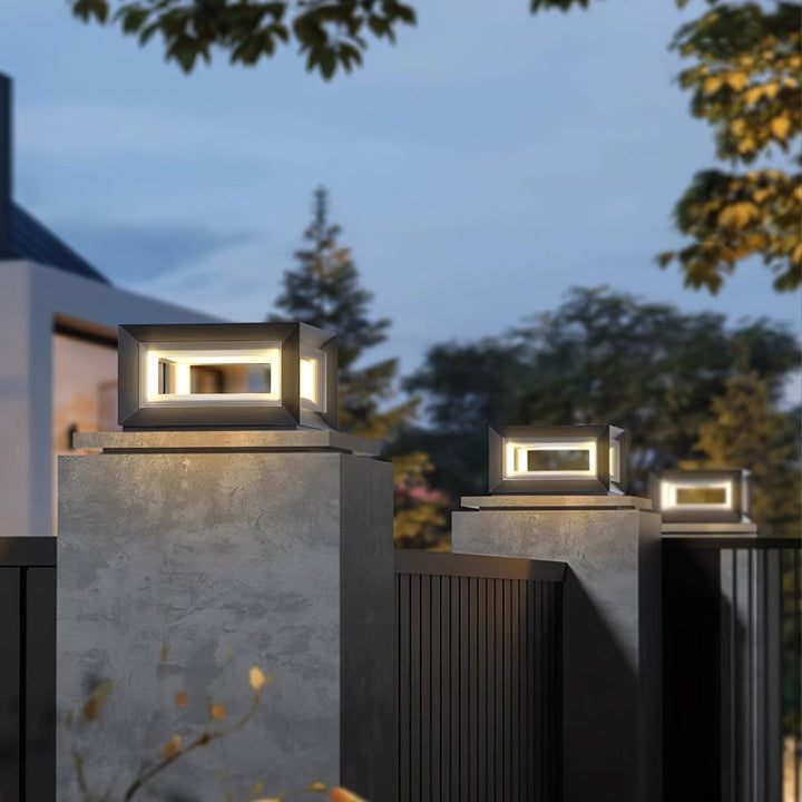 Light Cube Outdoor Post Light | Kalsten