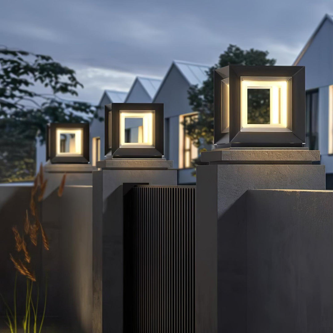 Light Cube Outdoor Post Light | Kalsten