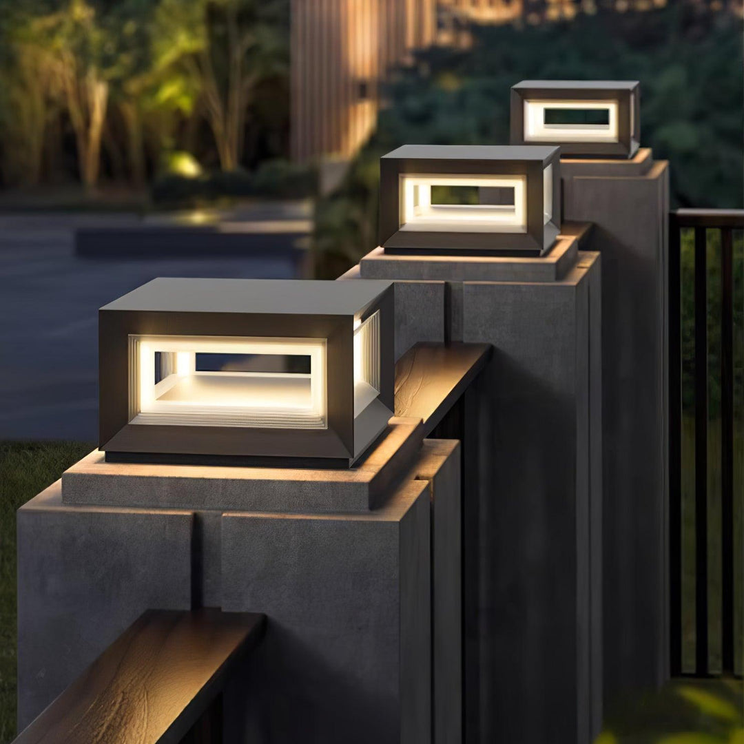 Light Cube Outdoor Post Light | Kalsten