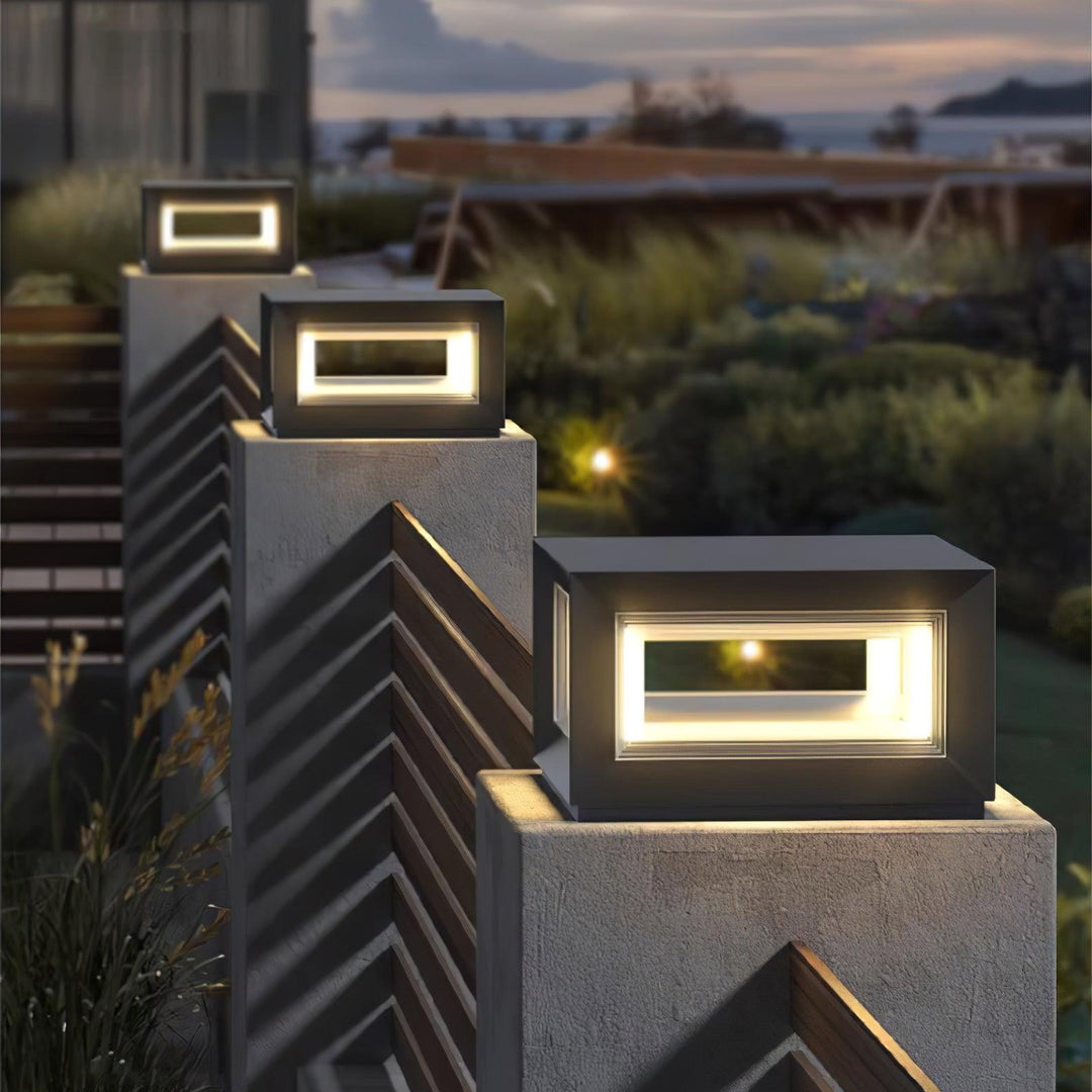 Light Cube Outdoor Post Light | Kalsten