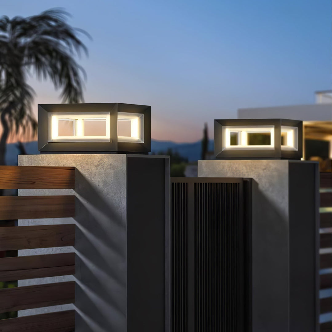 Light Cube Outdoor Post Light | Kalsten