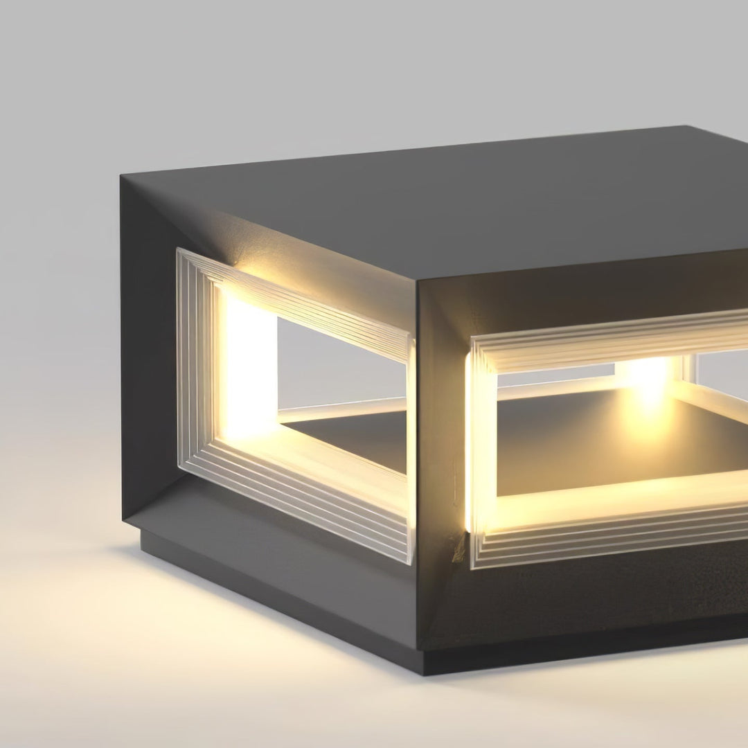 Light Cube Outdoor Post Light | Kalsten