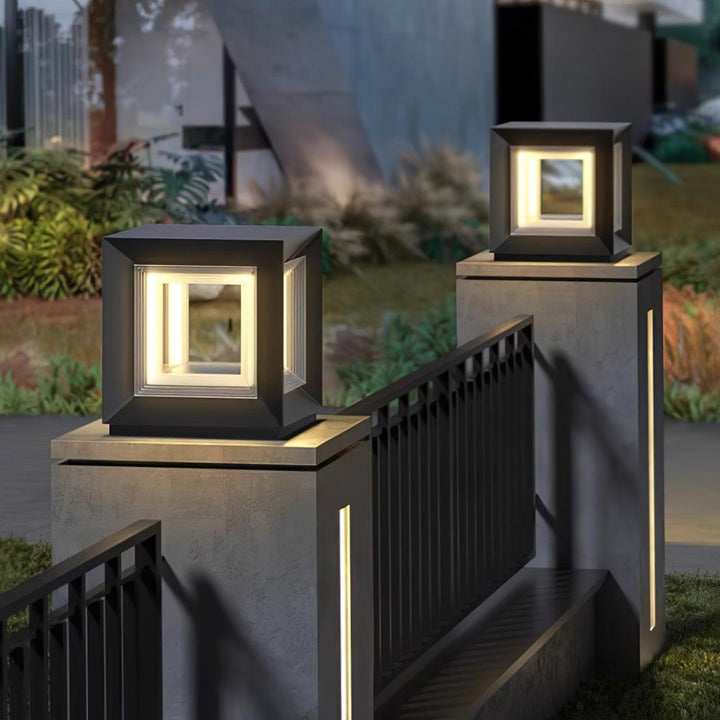 Light Cube Outdoor Post Light | Kalsten