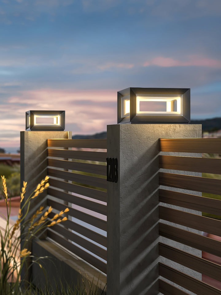 Light Cube Outdoor Post Light | Kalsten
