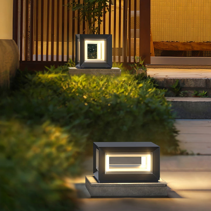 Light Cube Outdoor Post Light | Kalsten
