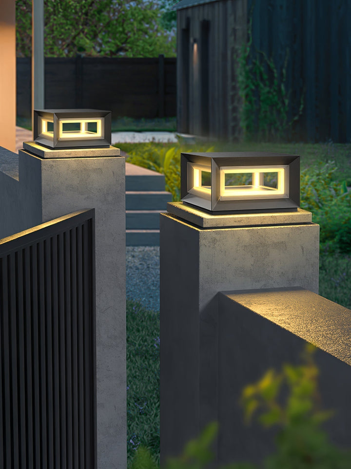 Light Cube Outdoor Post Light | Kalsten