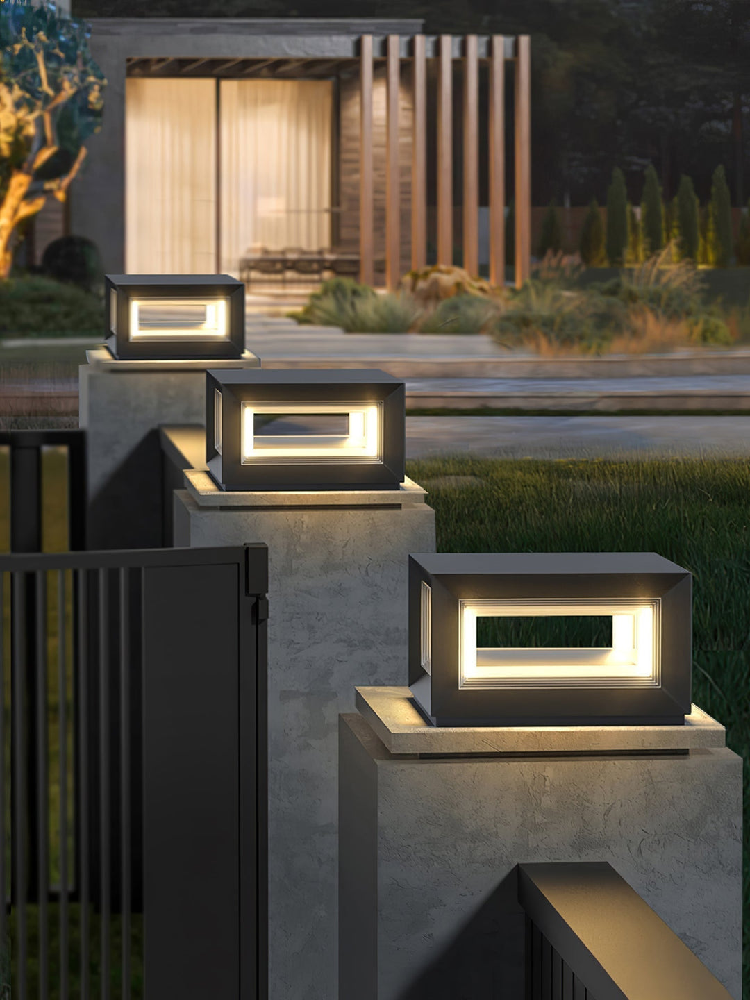 Light Cube Outdoor Post Light | Kalsten