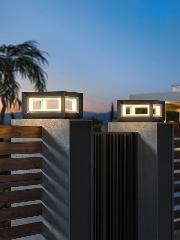 Light Cube Outdoor Post Light | Kalsten