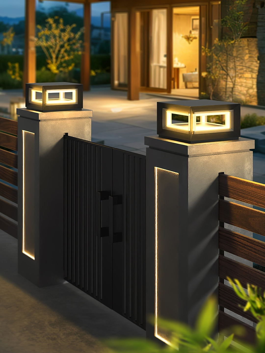 Light Cube Outdoor Post Light | Kalsten