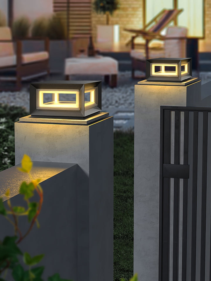 Light Cube Outdoor Post Light | Kalsten