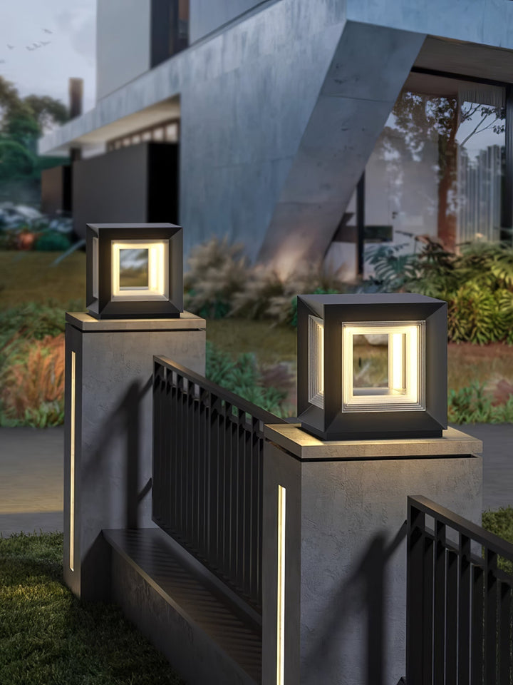 Light Cube Outdoor Post Light | Kalsten